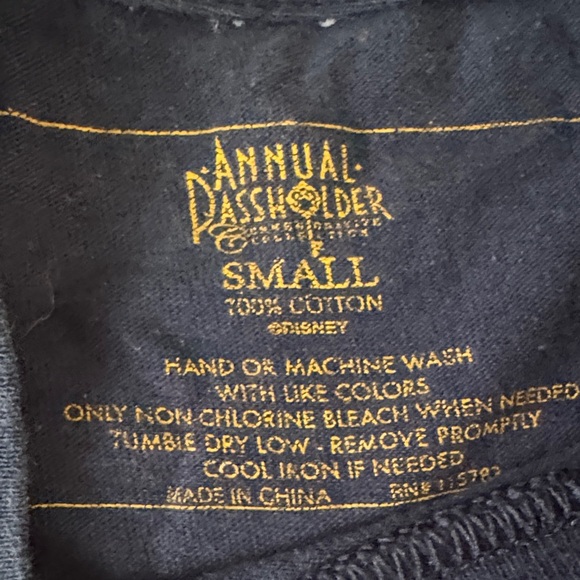 Disneyland Collectible Fantasmic 20th Anniversary Short Sleeve Tee - Navy - Picture 2 of 4